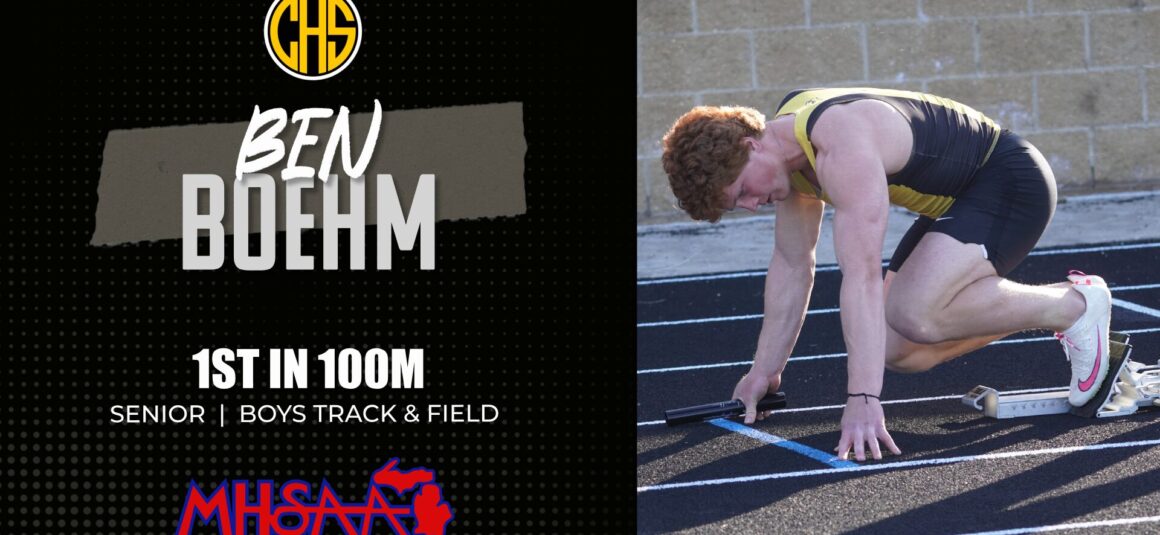 Ben Boehm Wins 100m at Regionals!
