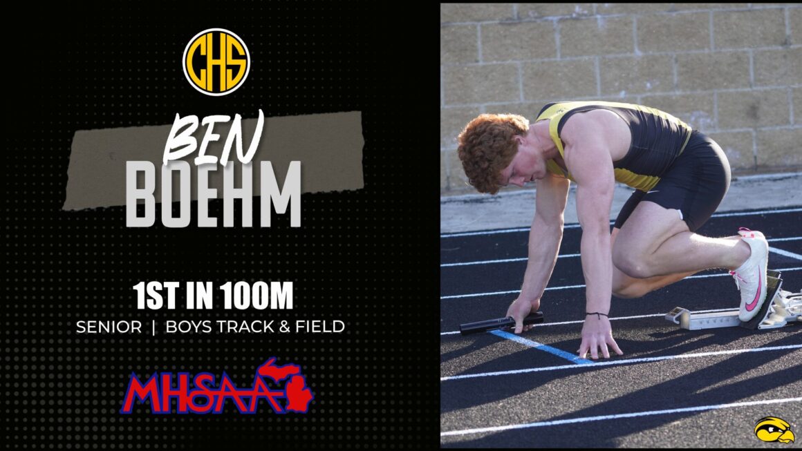 Ben Boehm Wins 100m at Regionals!
