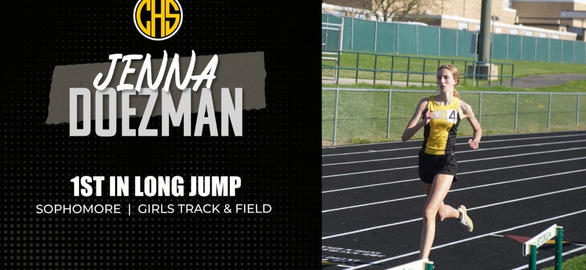 Jenna Takes Home Long Jump vs Spring Lake