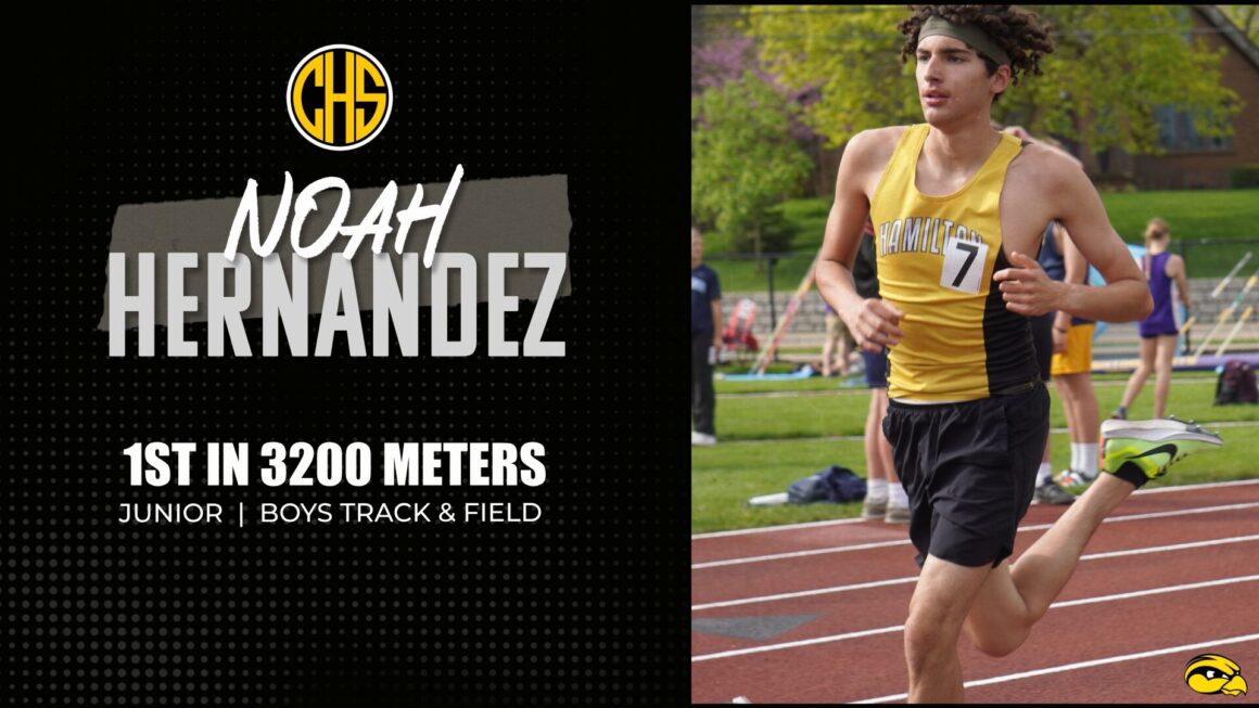 Noah Hernandez Wins 3200m Vs Spring Lake