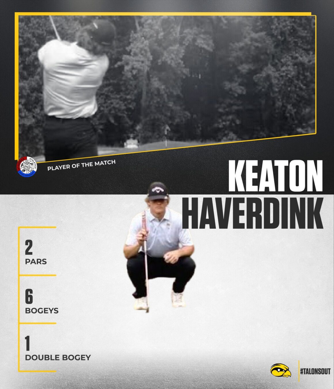 Keaton Haverdink is the player of the match from Fridays match!