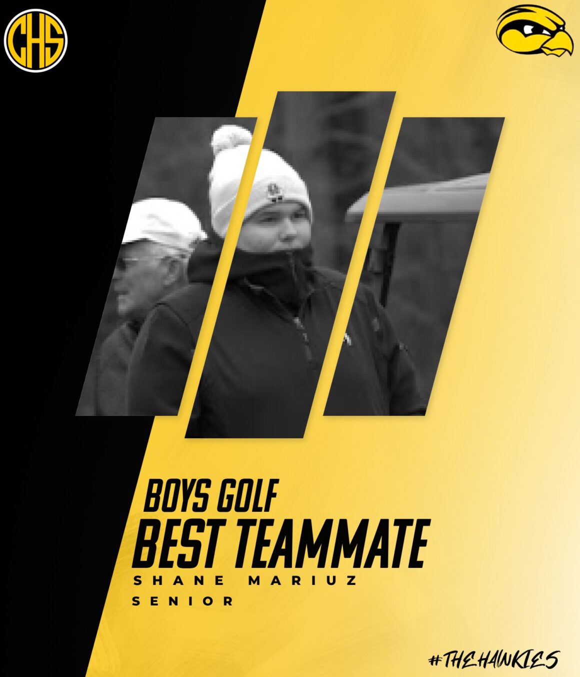 Shane Mariuz is Boys Golf’s best teammate!