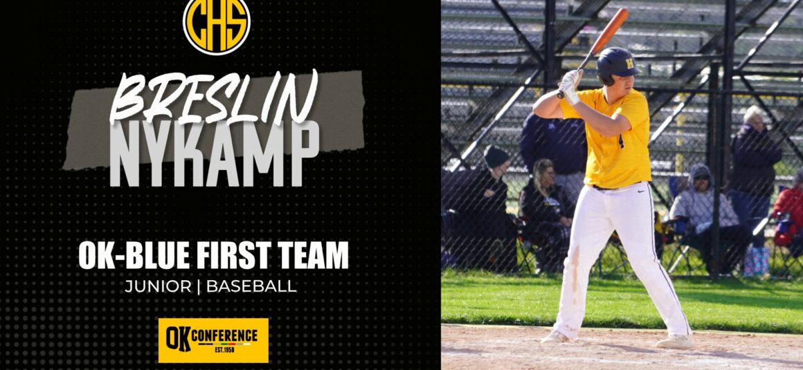 All Conference Ok-Blue First Team: Breslin Nykamp