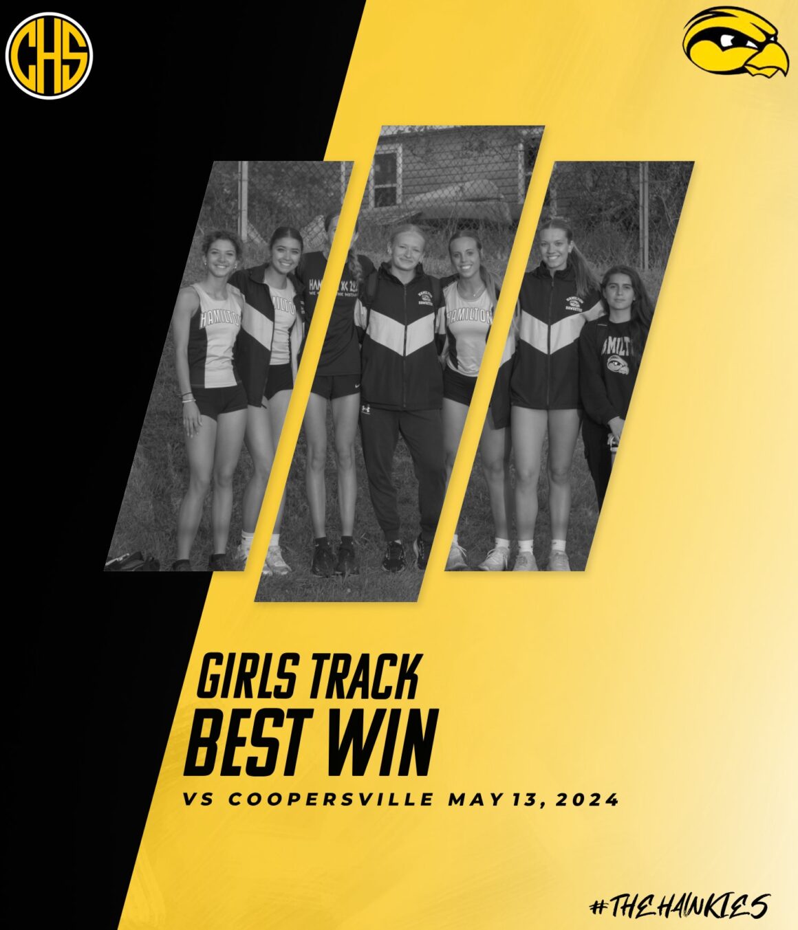 Girls Track & Field Hawkies!