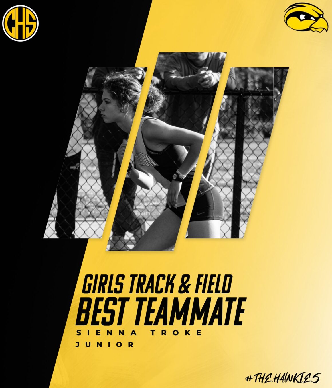 Girls Track & Field Hawkies!