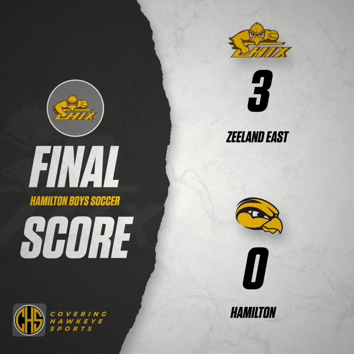 Boys Soccer Falls Short To Zeeland East