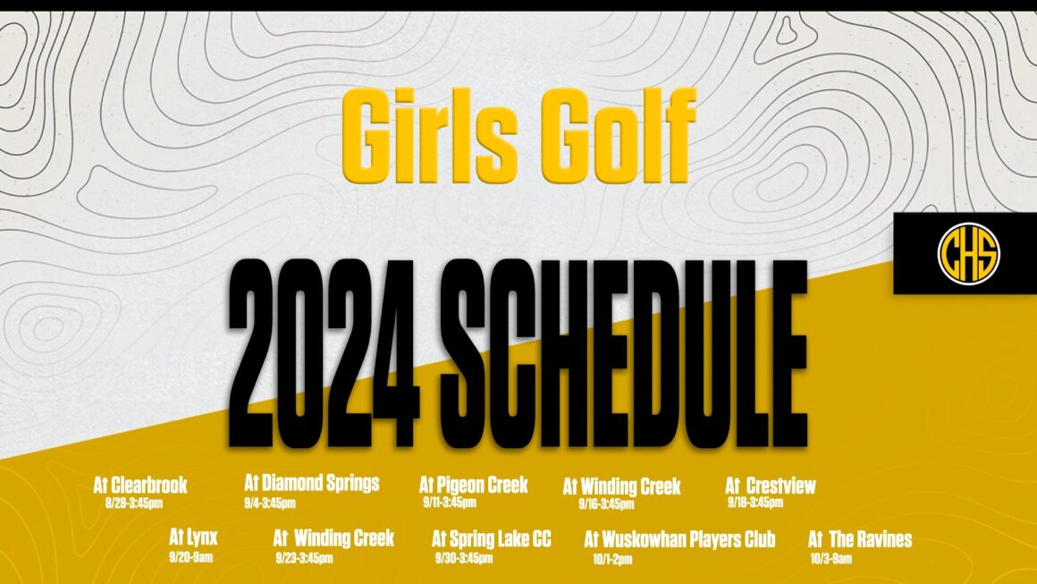 Girls Golf Season Schedule
