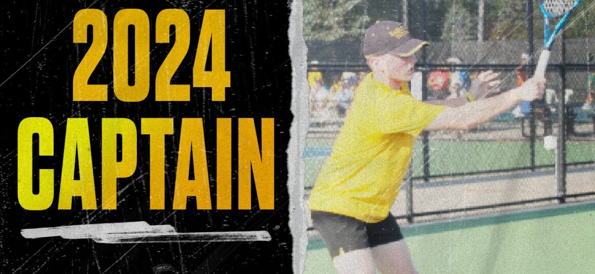 The 2024 Tennis Team Captain Aiden Hamlin