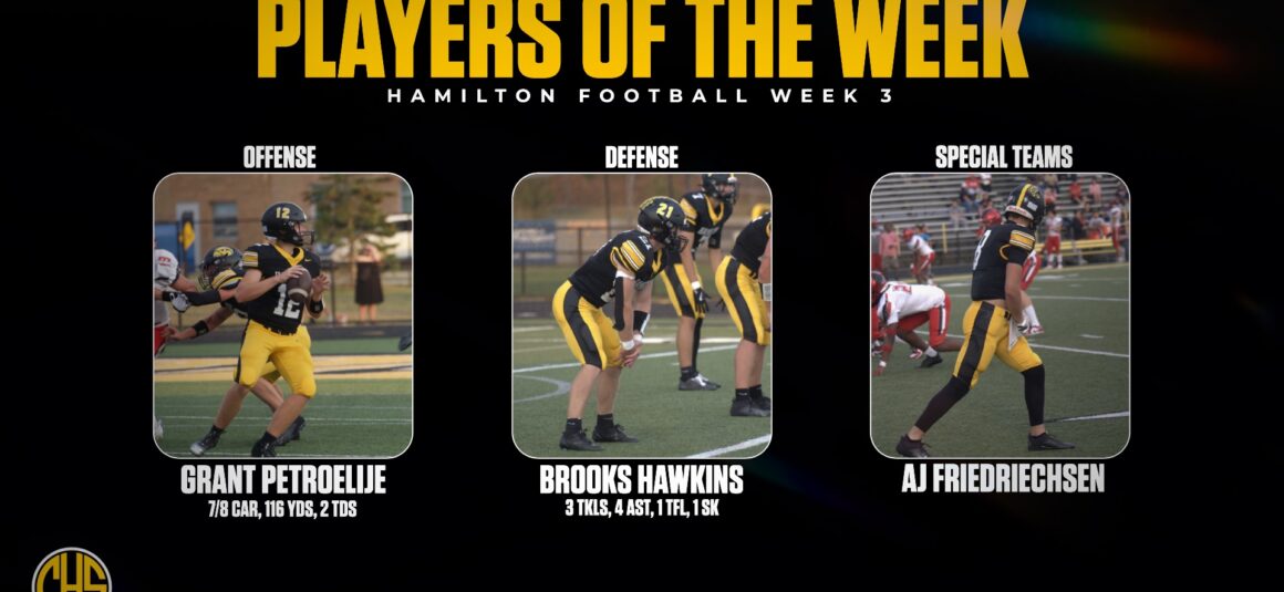 Players Of The Week