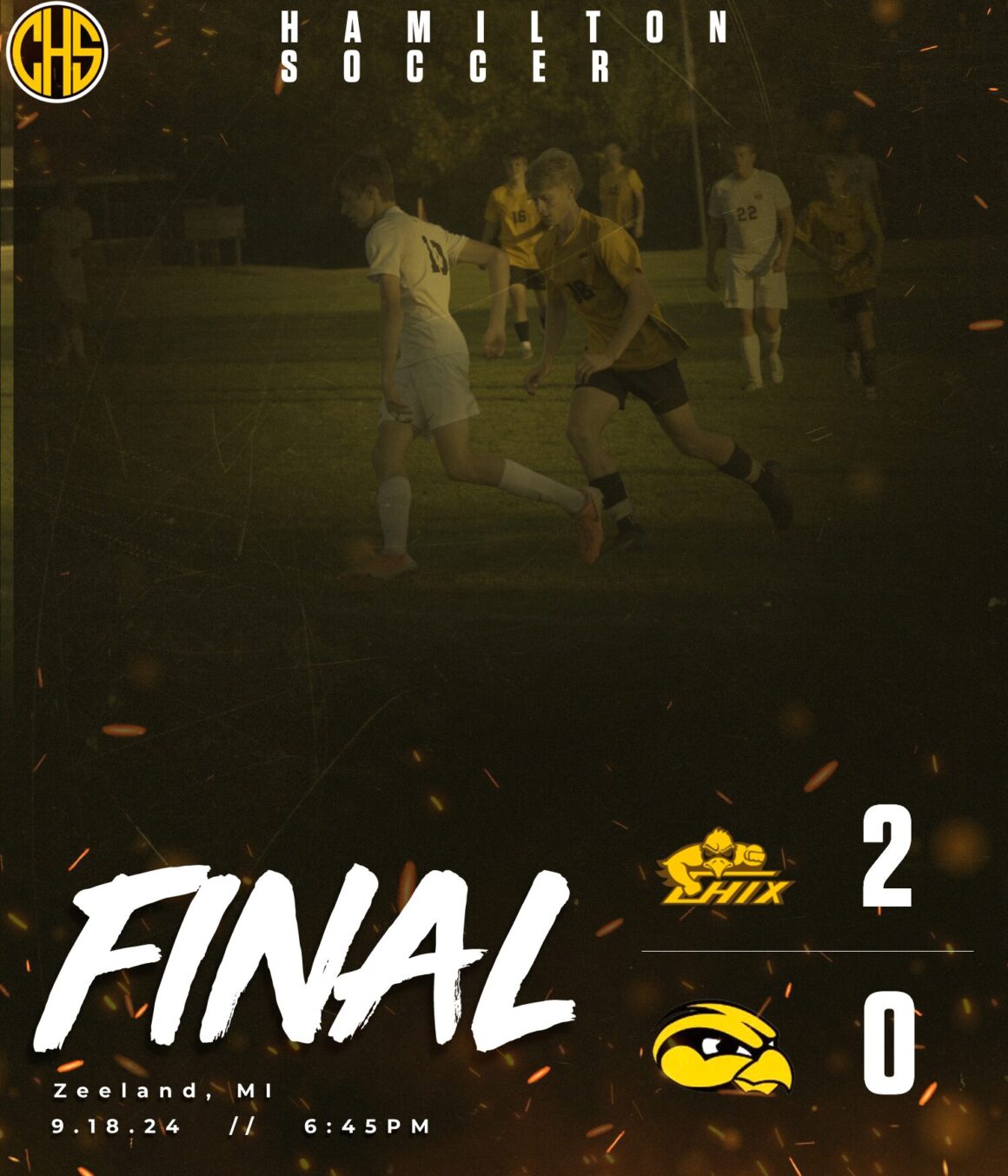 Boys Soccer Falls Short To The Chix