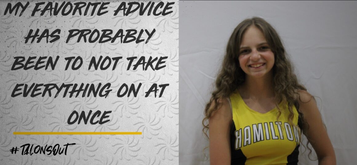 Allie’s Favorite Piece Of Advise