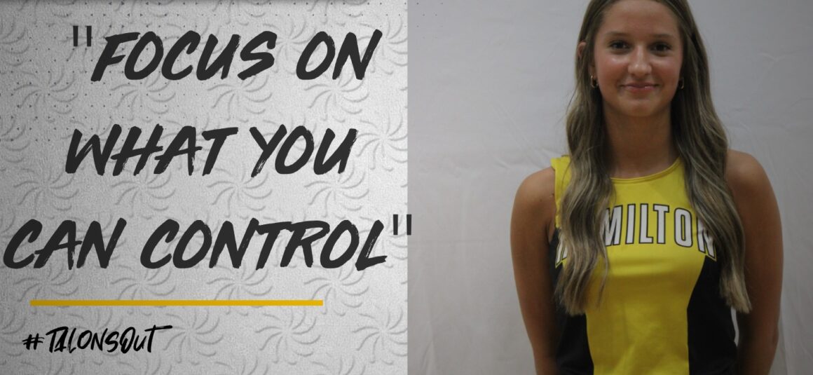 Girls Cross Country Alivia Banks Favorite Pice Of Advice