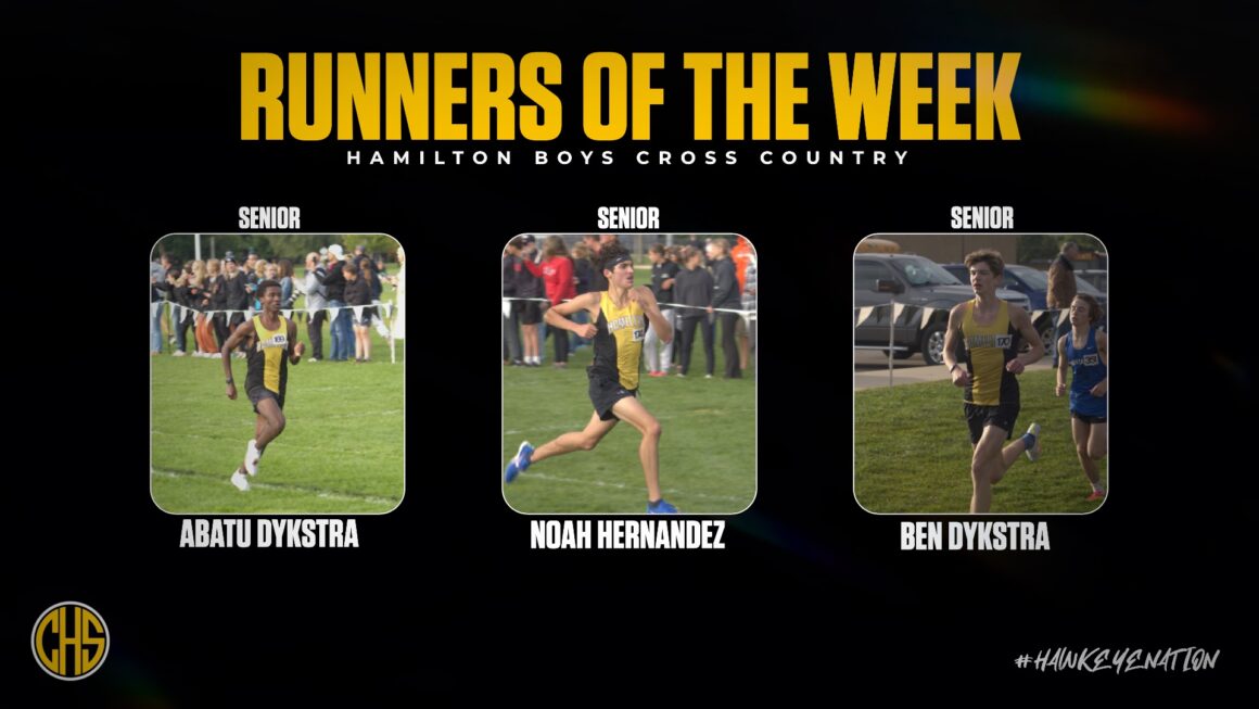 Boys Cross Country Runners Of The Week