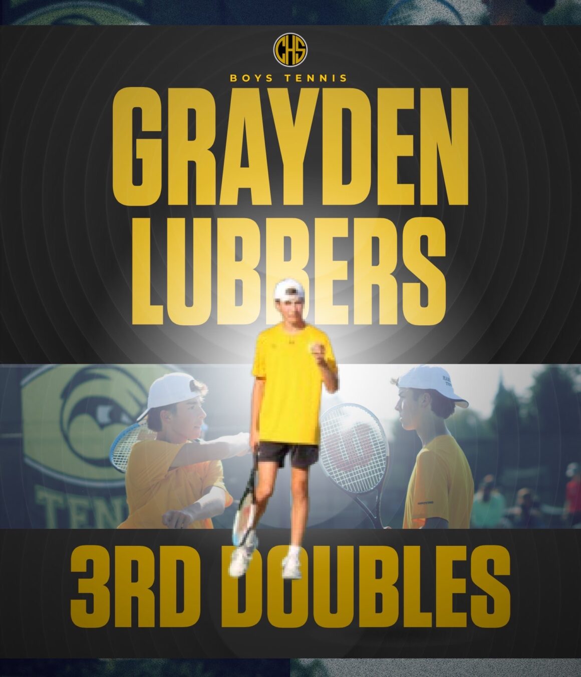 Boys Tennis 3rd Doubles!