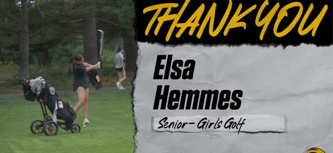 Thank You Senior Elsa Hemmes