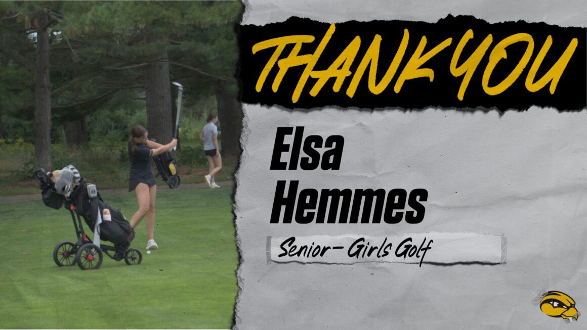 Thank You Senior Elsa Hemmes