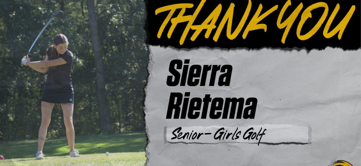 Thank You Senior Sierra Rietema