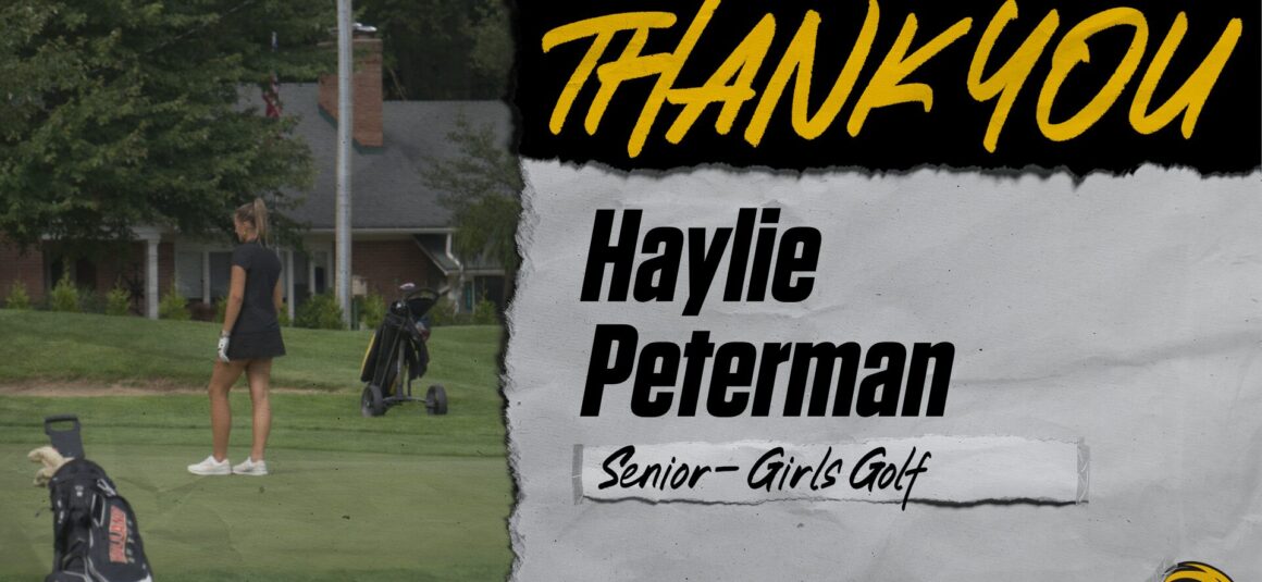 Thank You Senior Haylie Peterman