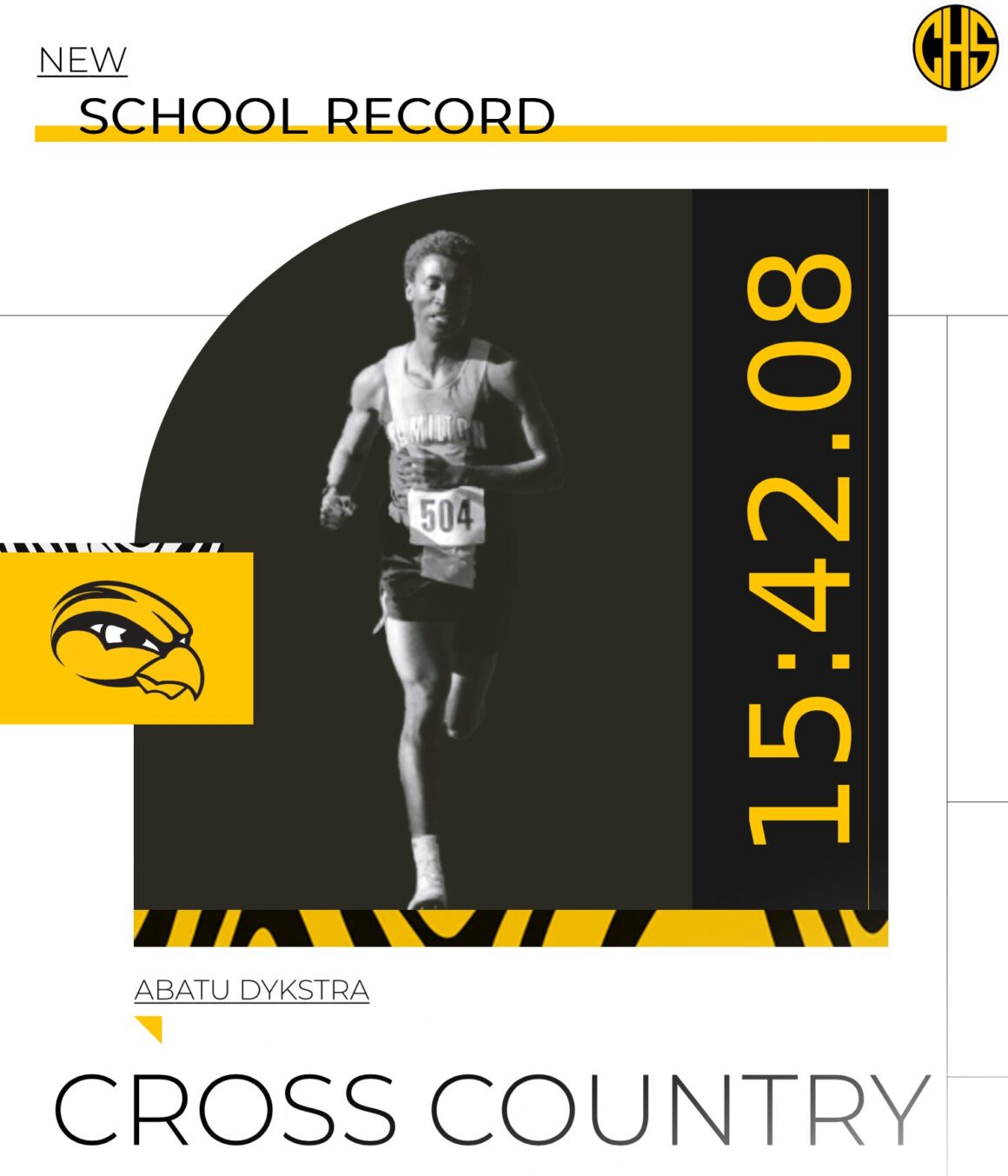 Abatu Dykstra With A New School Record!