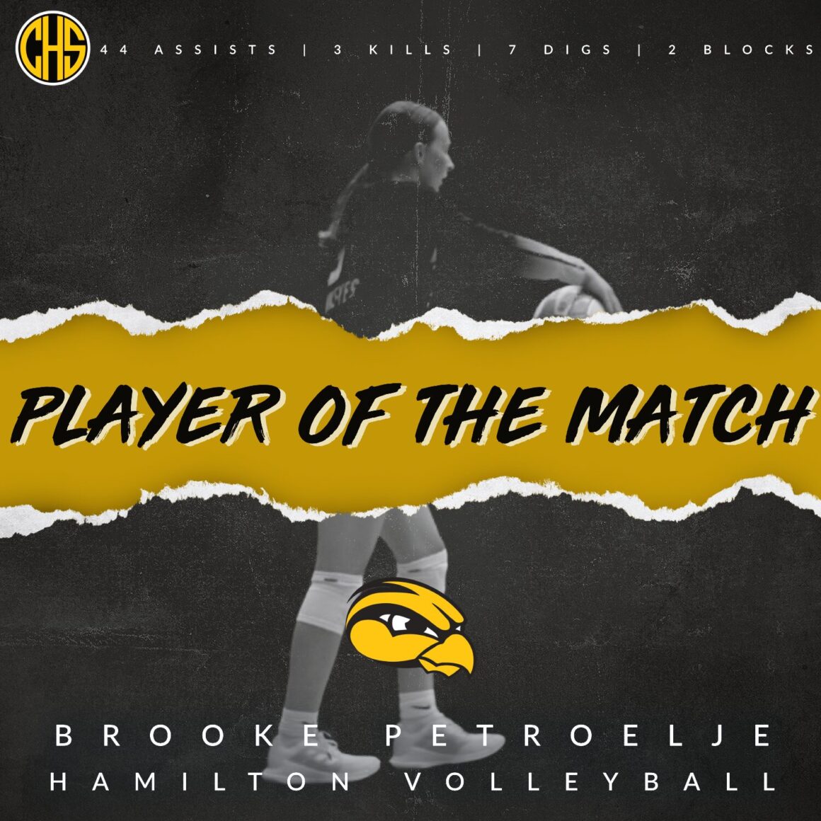 Player Of The Match Brooke Petroelje
