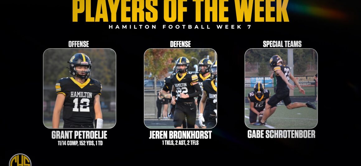 Players Of The Week