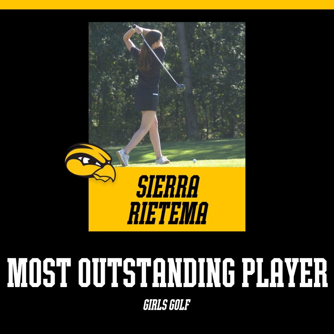 Most Outstanding Player Was Sierra Rietema