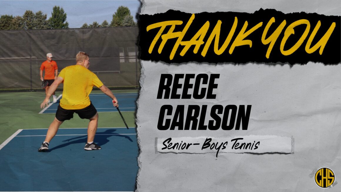 Thank You Senior Reece Carlson