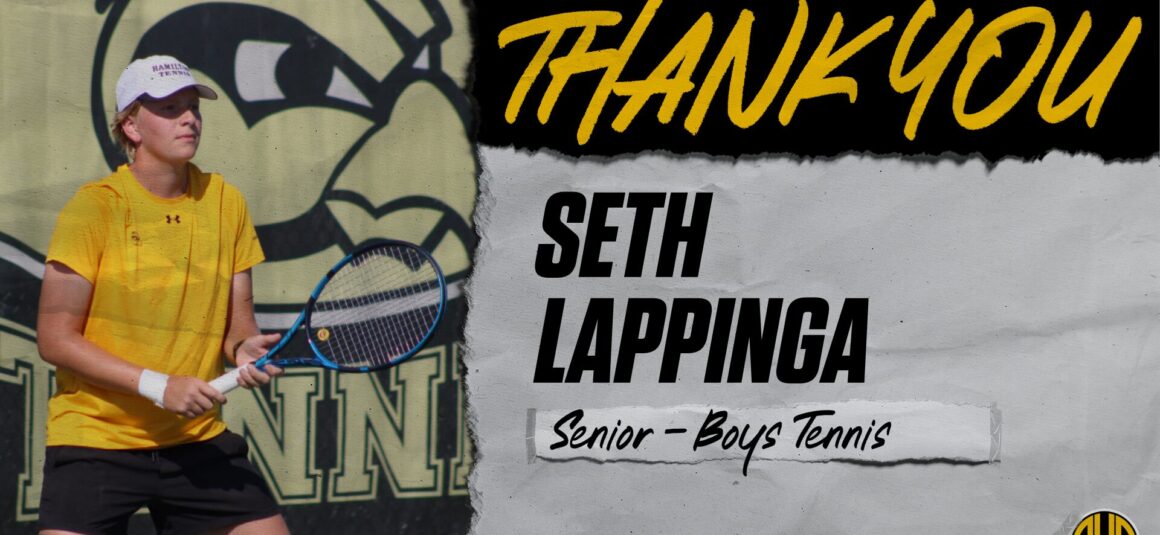 Thank You Senior Seth Lappinga