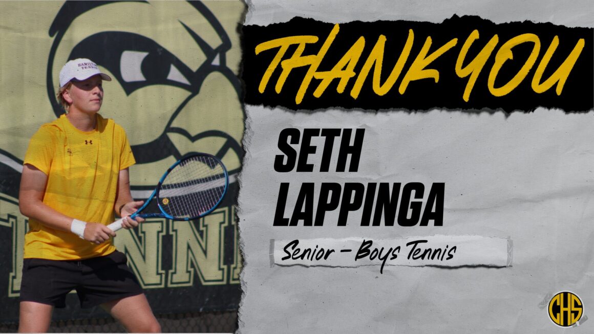 Thank You Senior Seth Lappinga