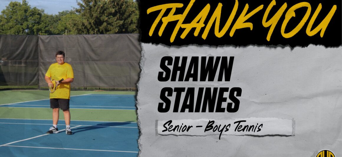 Thank You Senior Shawn Staines