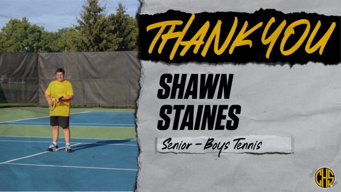Thank You Senior Shawn Staines