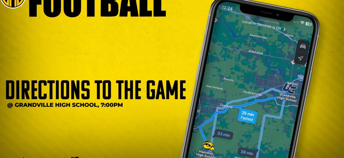 Directions To The Football Game At Grandville High School
