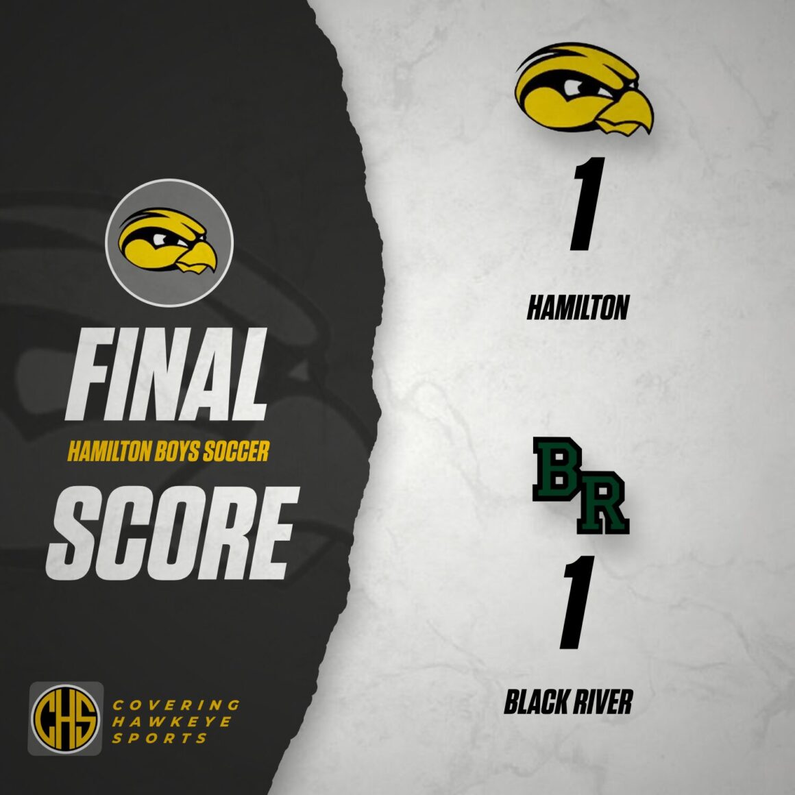 Hamilton With A Draw Against Black River