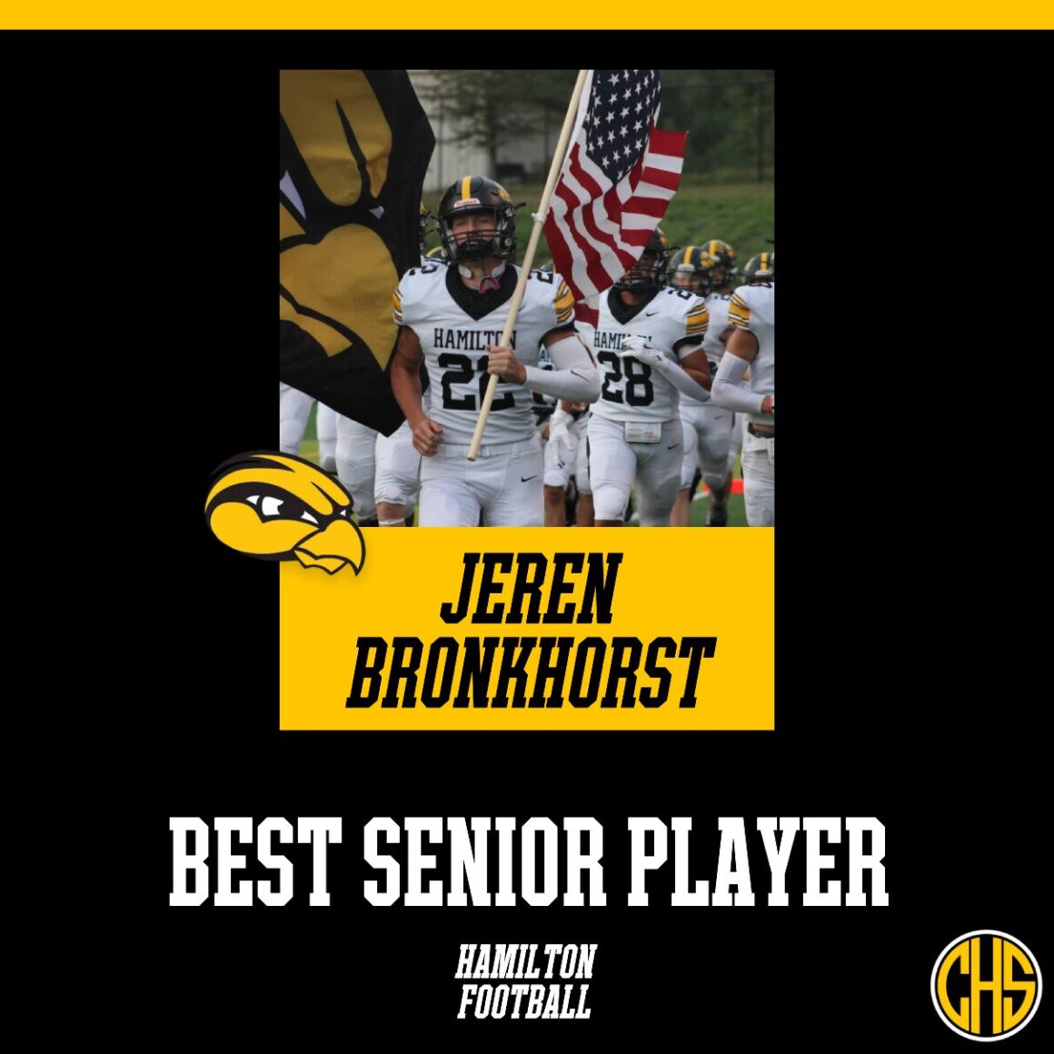 Best Senior Player Jeren Bronkhorst