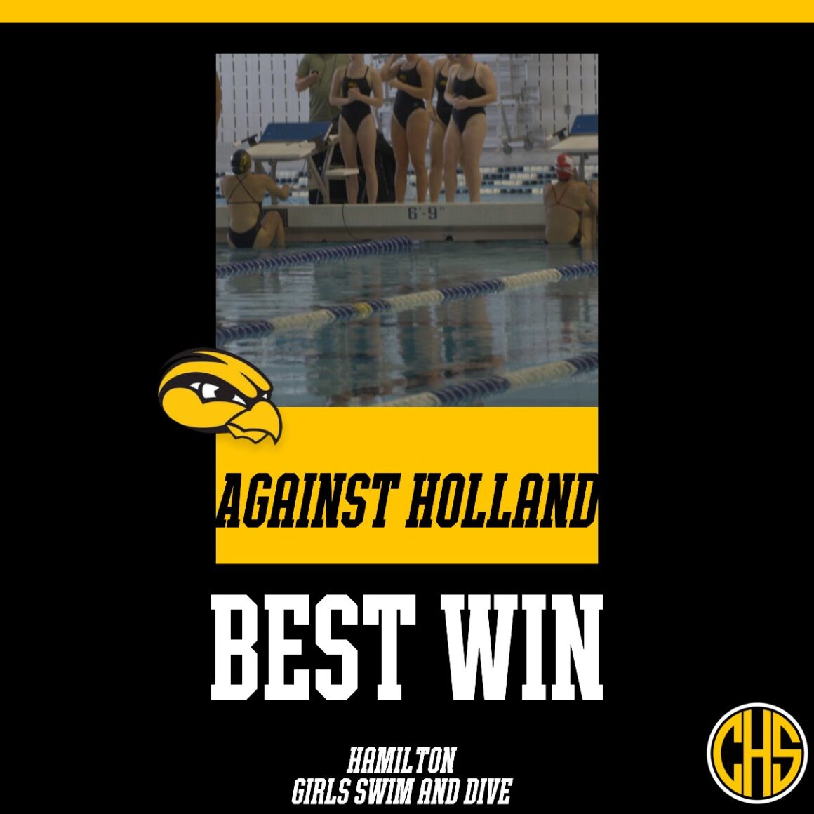 Girls Swim & Dive Best Win