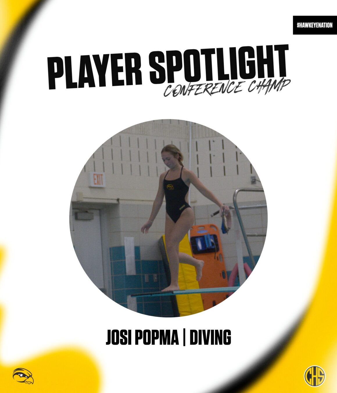 Player Spotlight Conference Champ Josi Popma Diving