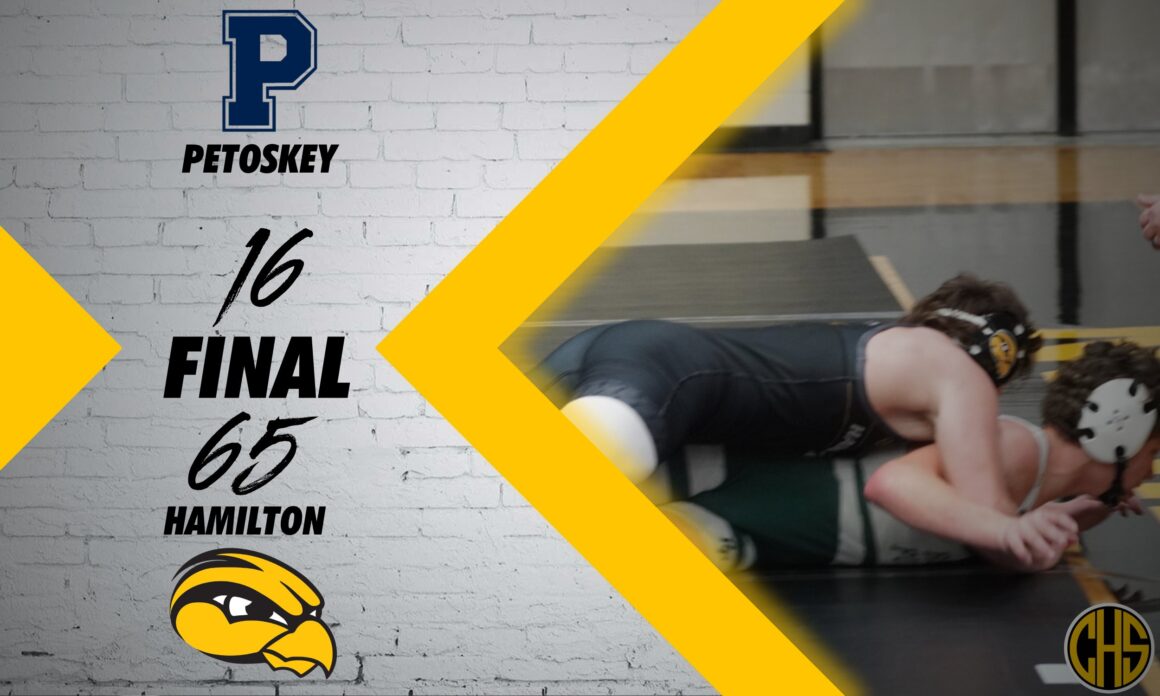 Wrestling Final Score Against Petoskey