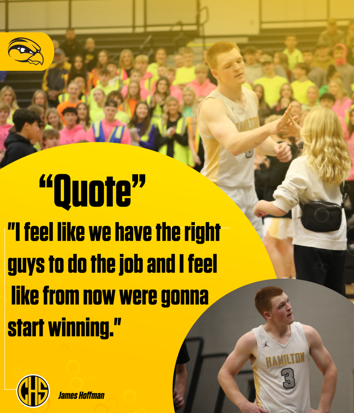 Boys Basketball Quote From James Hoffman