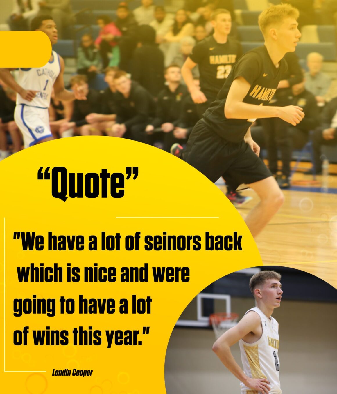 Boys Basketball Quote From Londin Cooper