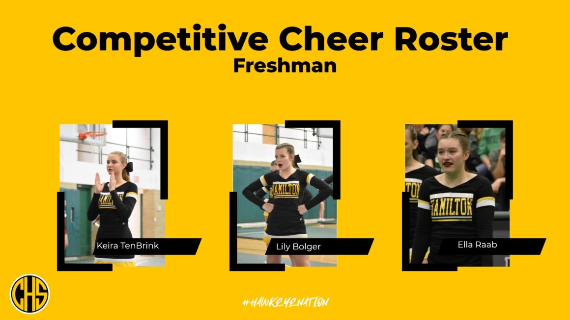 Competitive Cheer Freshman Roster
