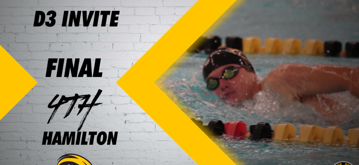 Hamilton Gets 4th At The D3 Invite