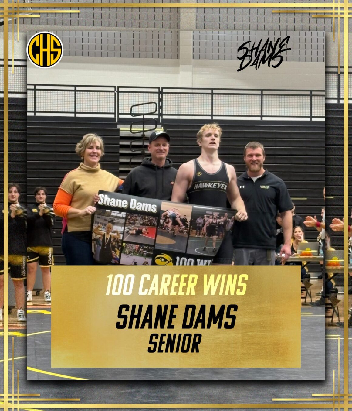 Shane Dams 100 Career Wins!