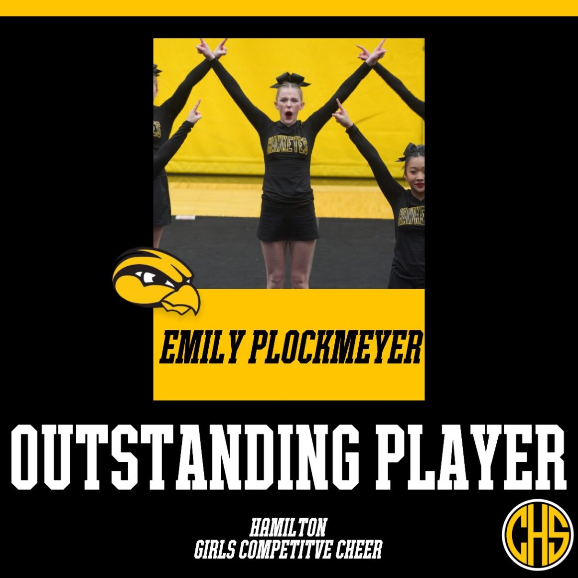 Most Outstanding Player Emily Plockmeyer