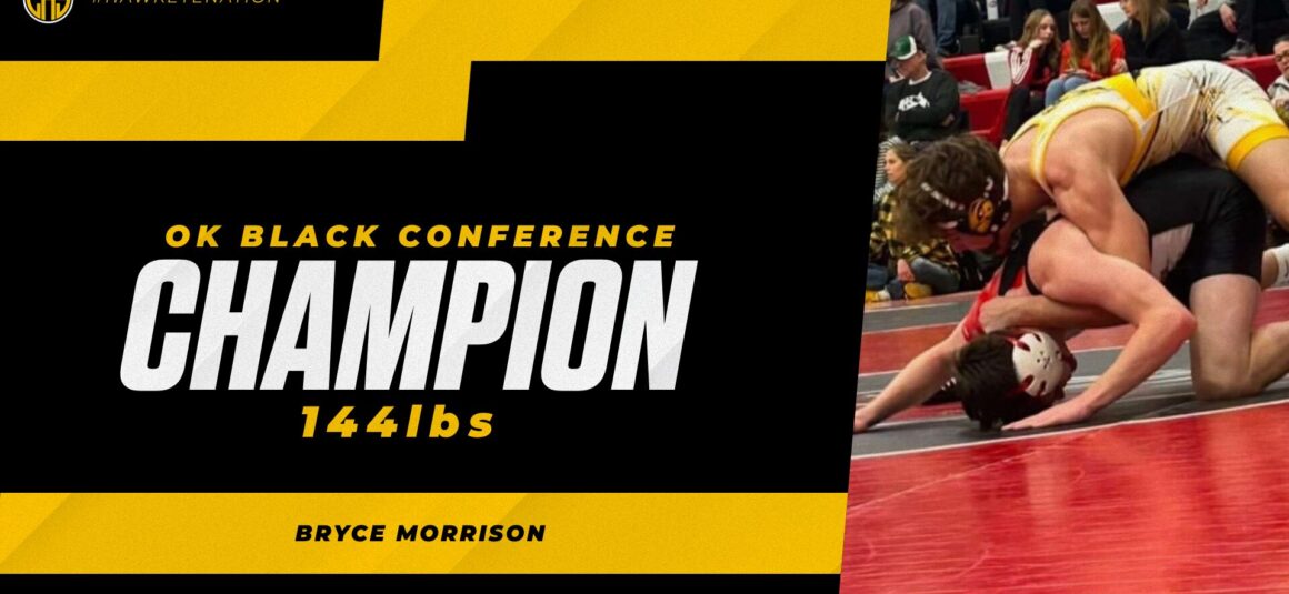 Ok Black Conference Champion Bryce Morrison