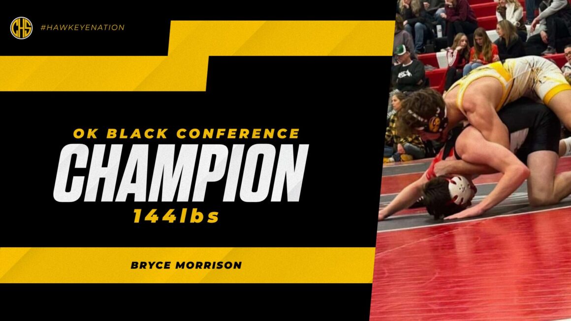Ok Black Conference Champion Bryce Morrison