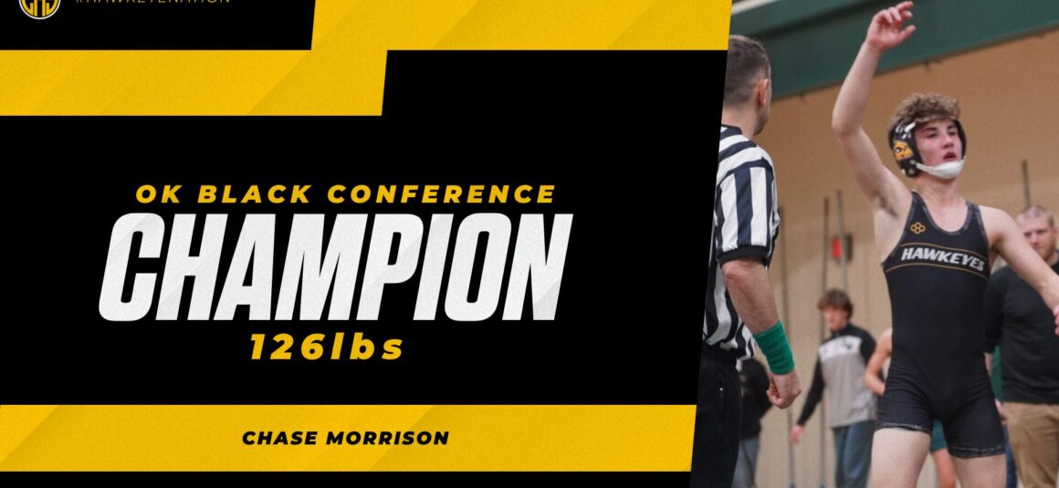 Ok Black Conference Champion Chase Morrison