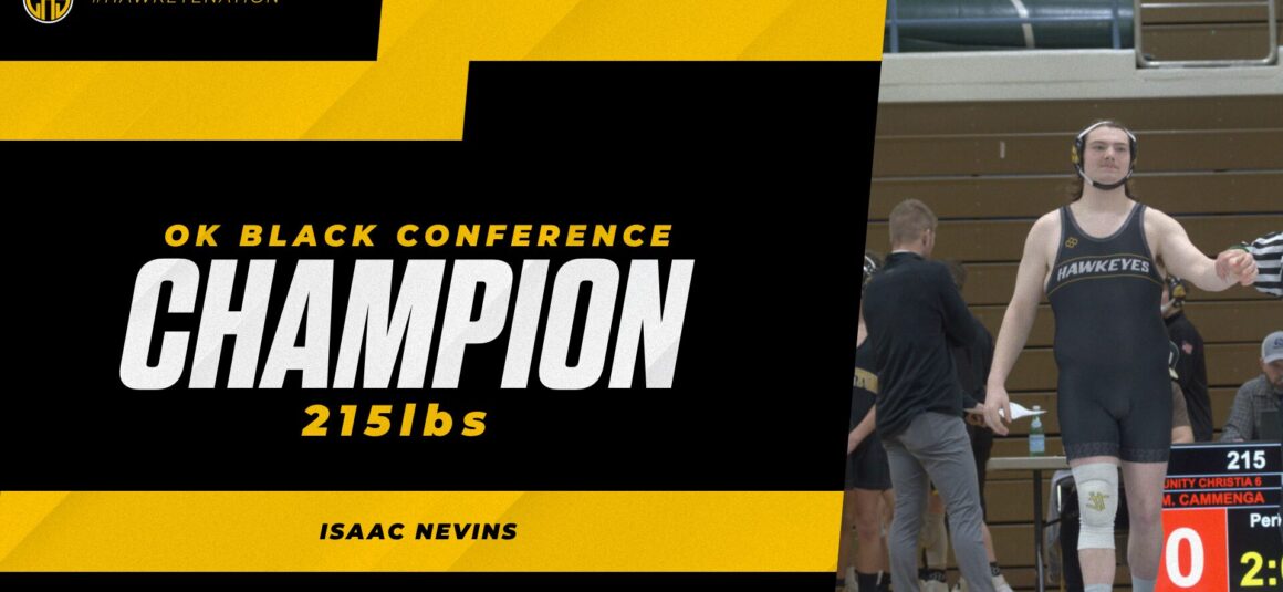 Ok Black Conference Champion Isaac Nevins