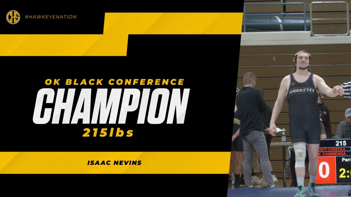 Ok Black Conference Champion Isaac Nevins