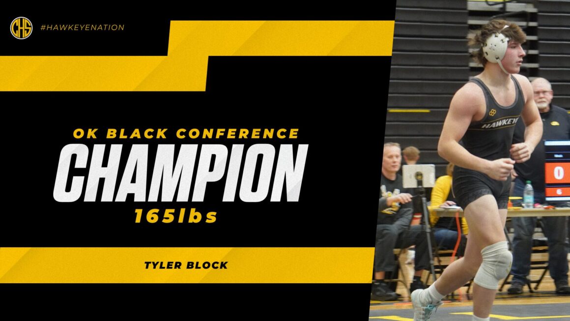 Ok Black Conference Champion Tyler Block