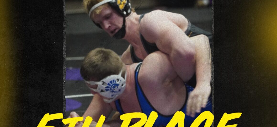Shane Dams 5th Place At State